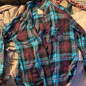 American Eagle vintage boyfriend Flannel
